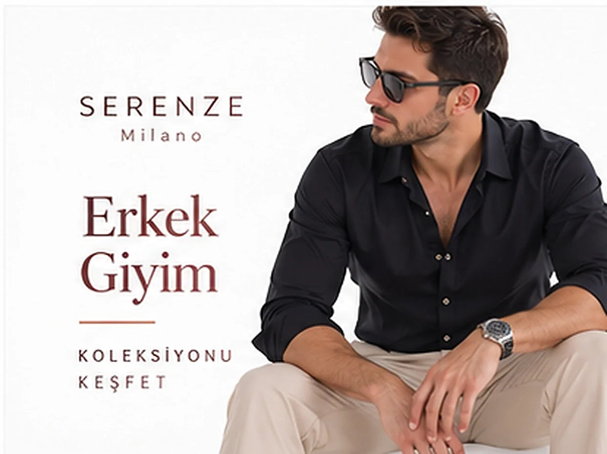 SERENZE Milano — Erkek Giyim kategori kampanyası