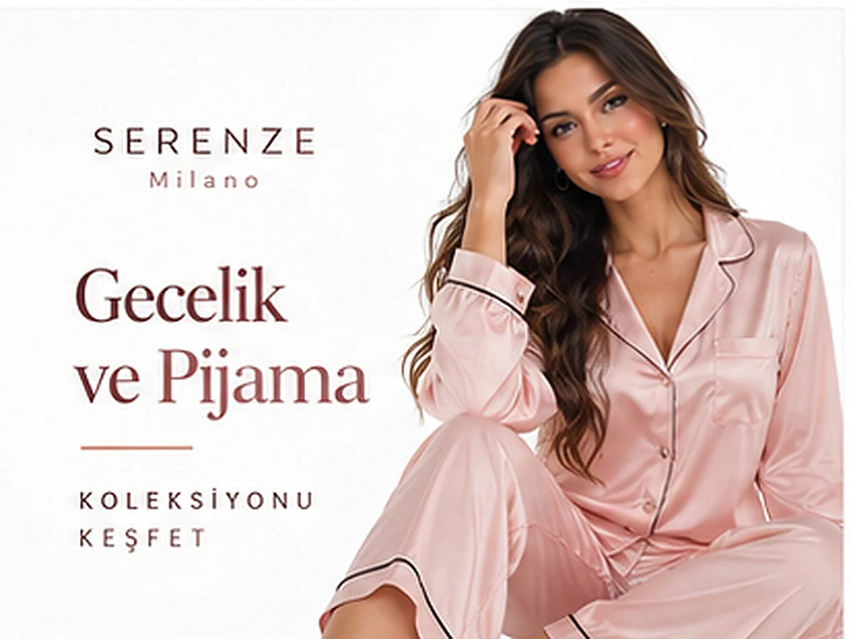 SERENZE Milano — Gecelik ve Pijama kategori kampanyası