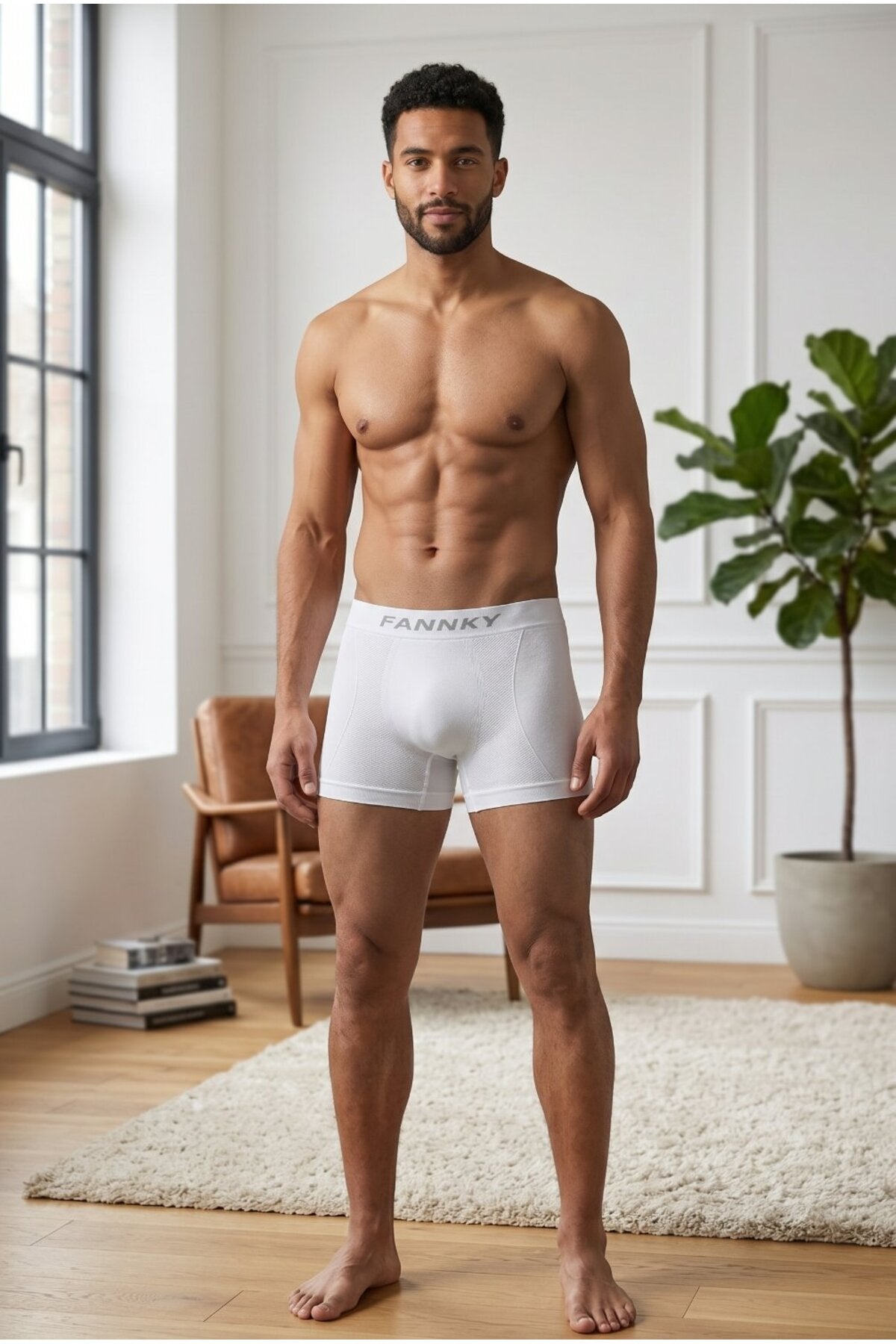 Erkek Rahat Esnek Seamless 2 Li Boxer Çok Renkli
