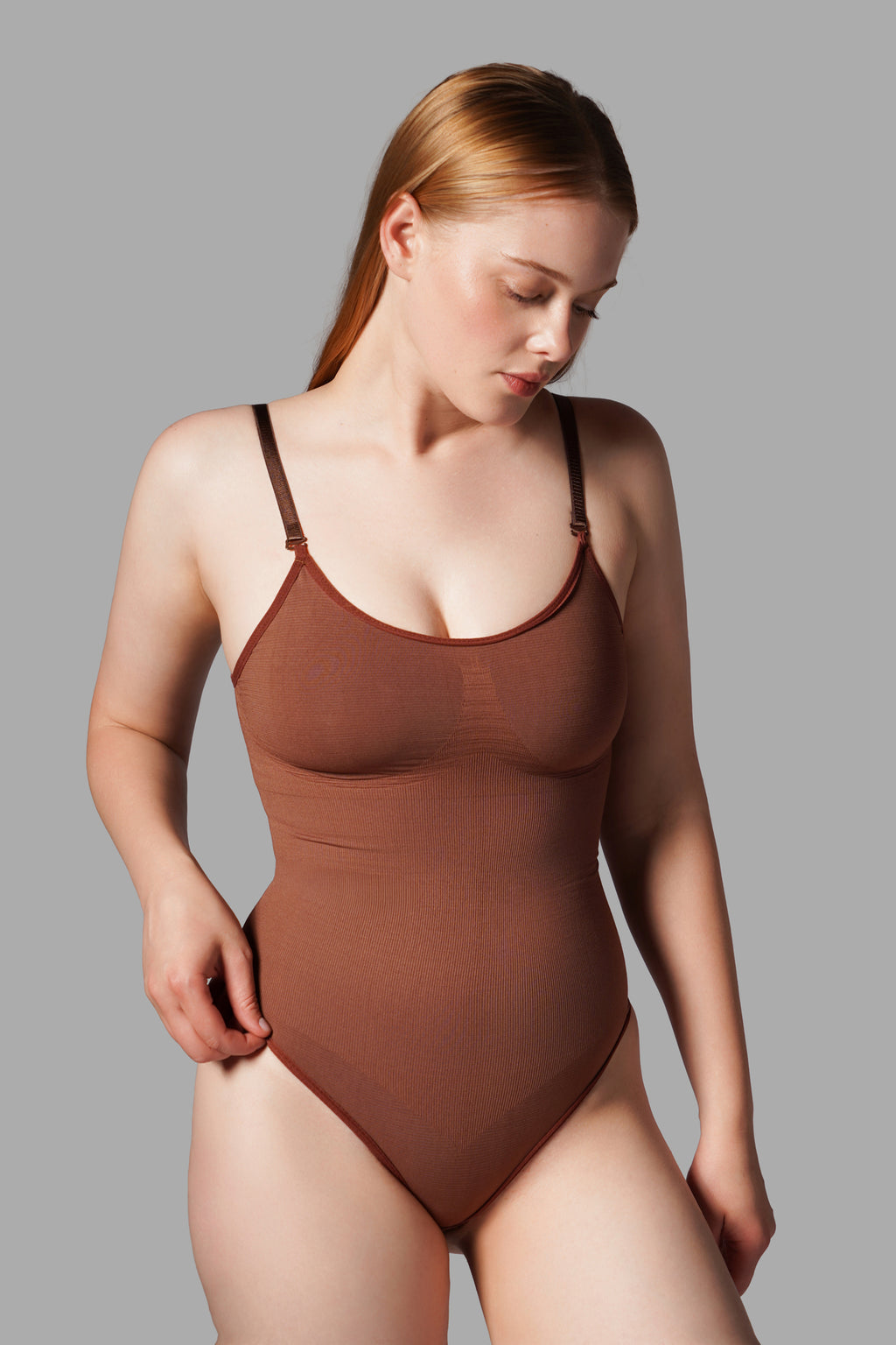 ÇITÇITLI STRİNG BODY KORSE 9052 Kahverengi