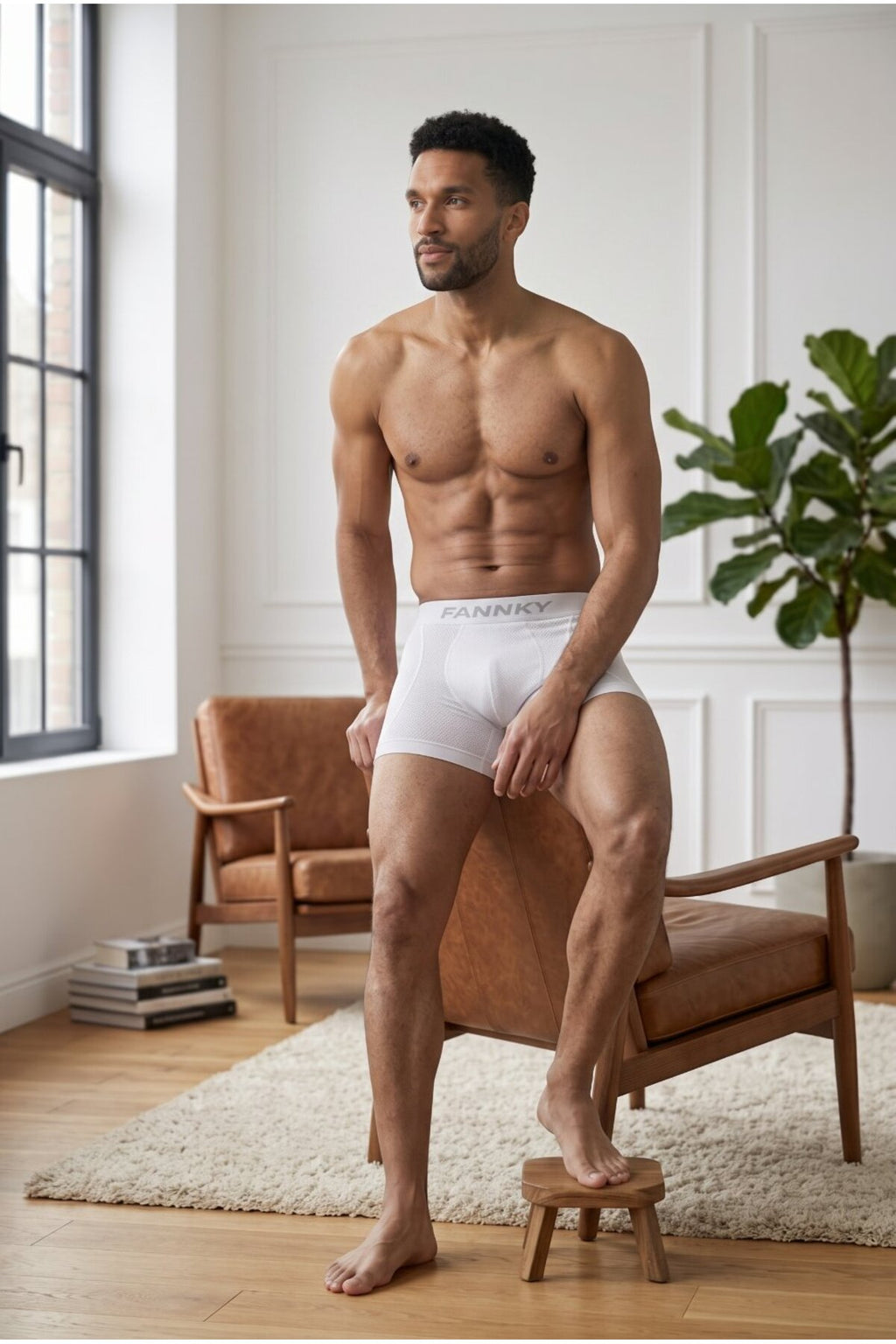 Erkek Rahat Esnek Seamless 3 Lü Boxer Ten