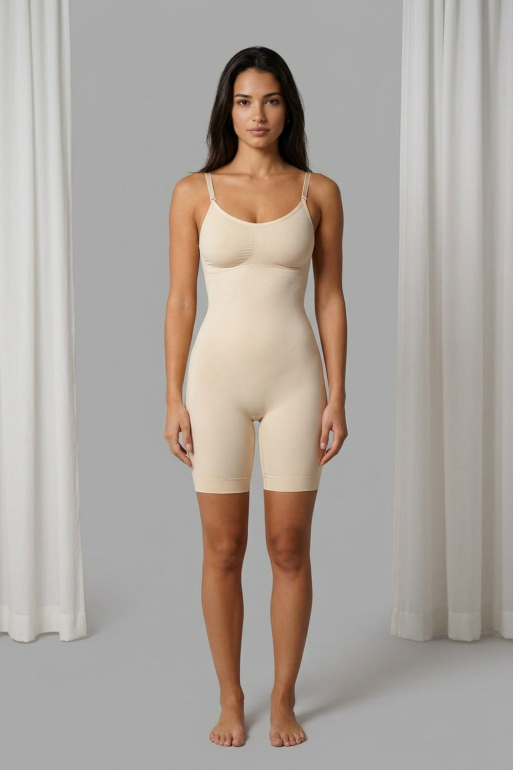 Kadın Bel & Basen Toparlayıcı Ten Dar Body