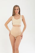 Lazer Kesim Silikonlu Slip Korse 4402 Ten - SERENZE Milano