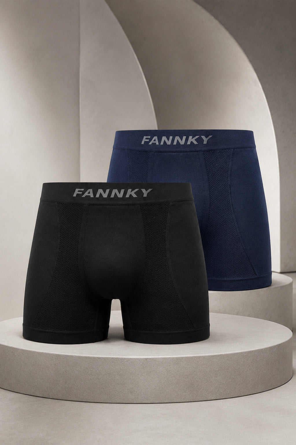 Erkek Casual Comfort Günlük 2 Li Boxer Çok Renkli