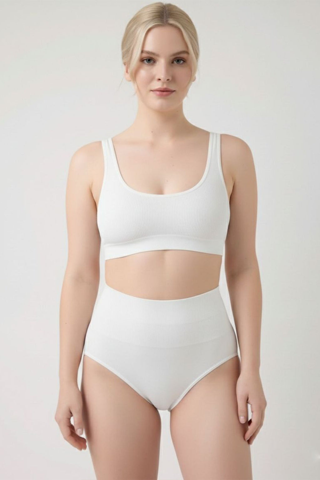 Kadın Toparlayıcı Slip Korse 1010 - Beyaz