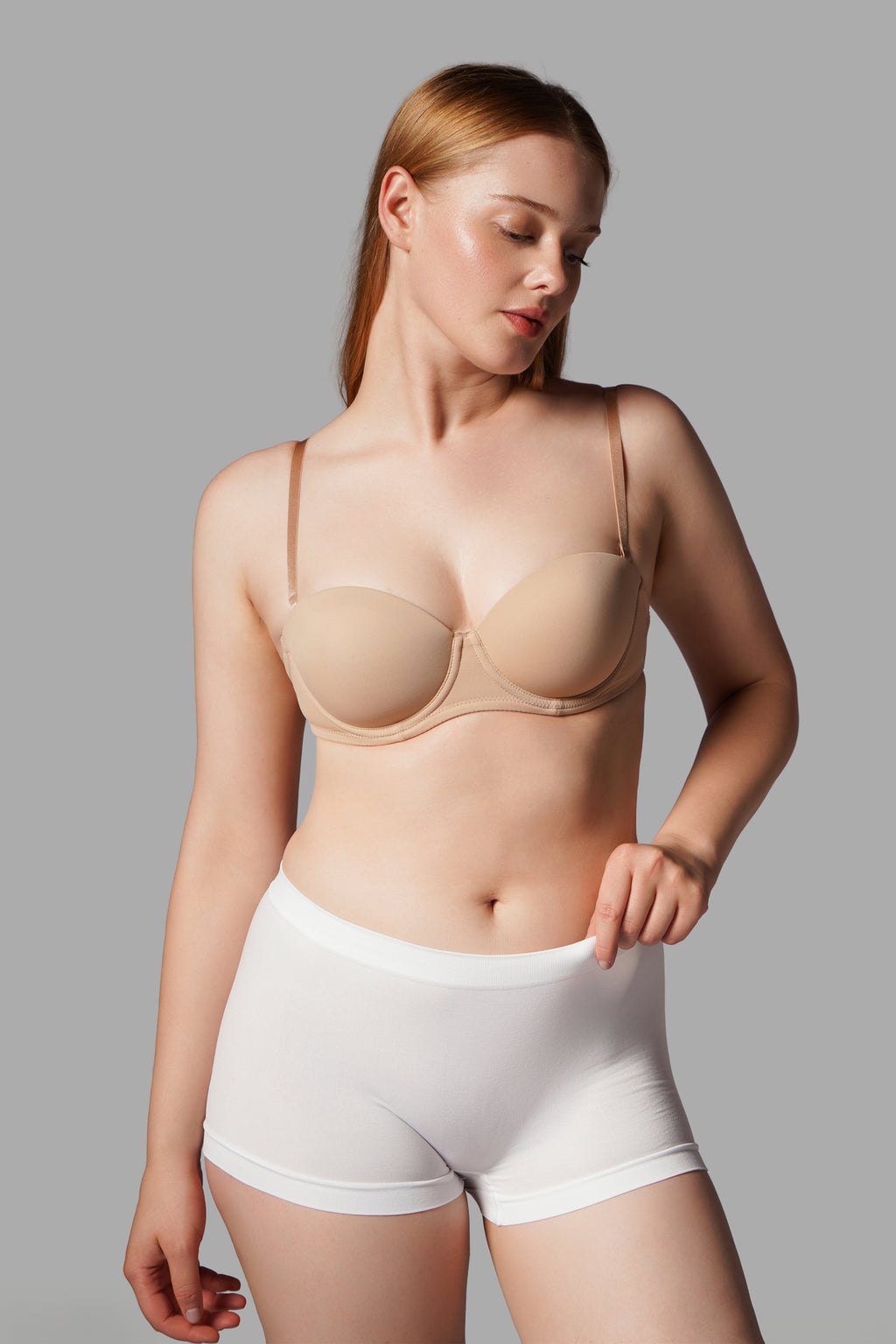 KADIN BOXER Toparlayıcı İz Yapmayan Seamless Örme BOXER 2001 Beyaz