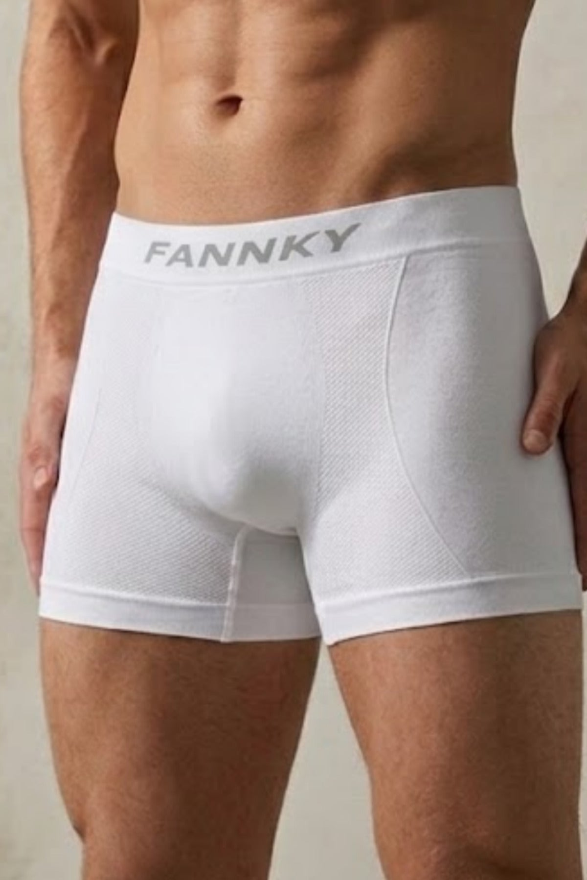 Erkek Casual Comfort Günlük 3 Lü Boxer Füme