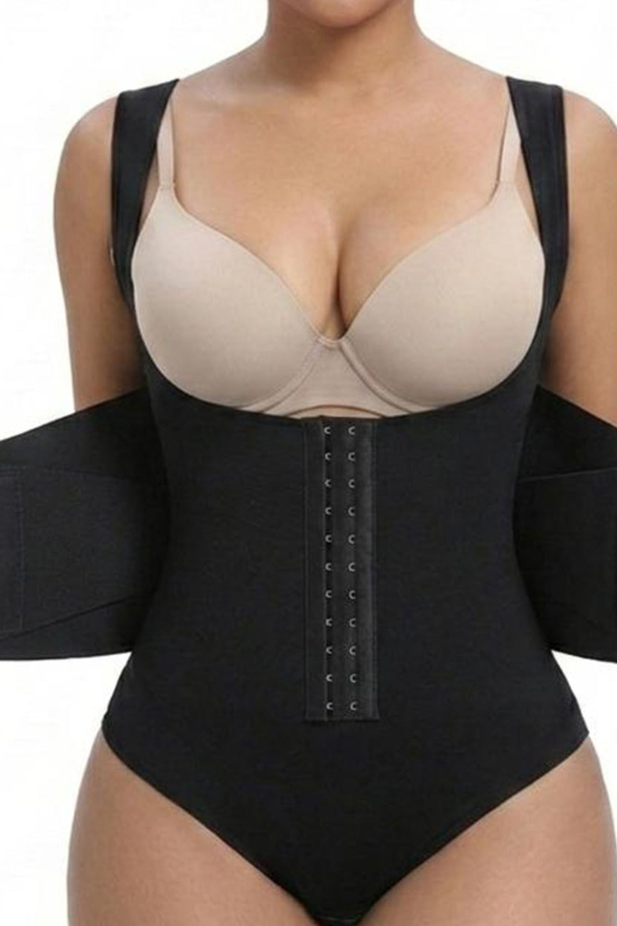 Kum Saati Korse Incelten Sıkılaştıran Kum Saati Şeklini Verdiren Korse 4416 siyah