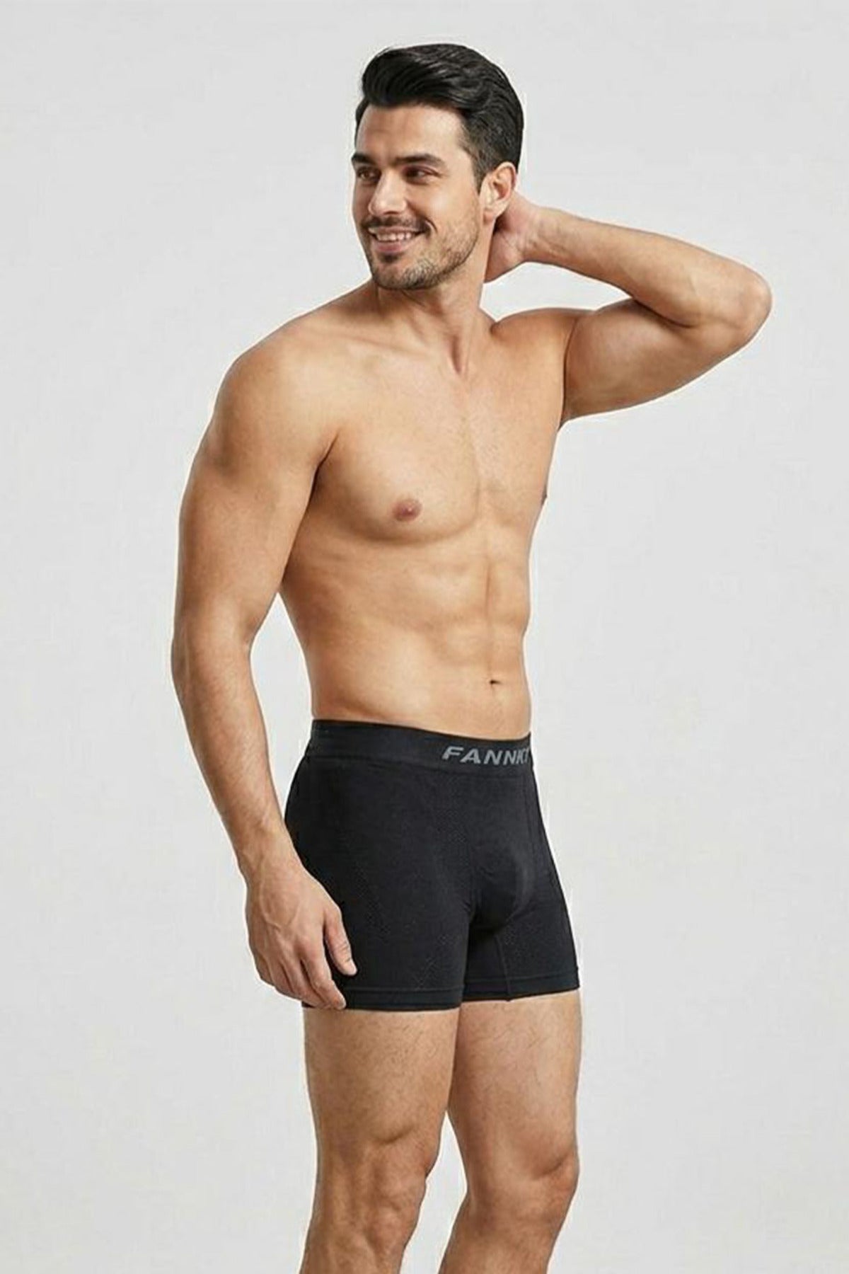 DİKİŞSİZ NEFES ALABİLEN RAHAT BOL KESİM ERKEK BOXER 2014 Siyah