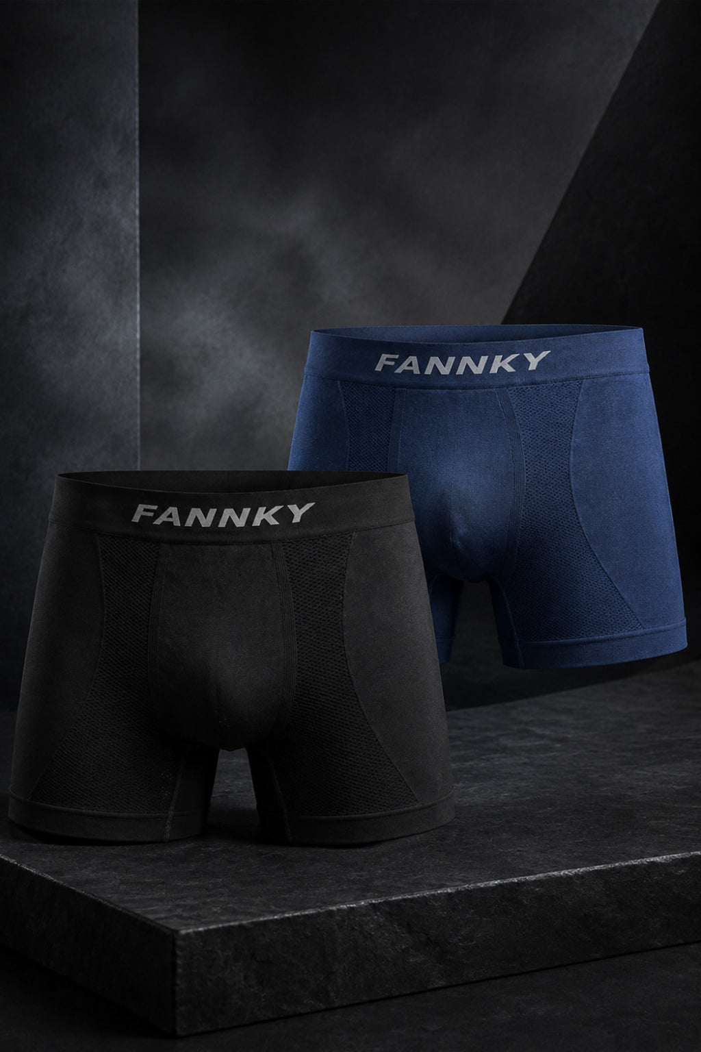 Erkek Rahat Esnek Seamless 2 Li Boxer Bej