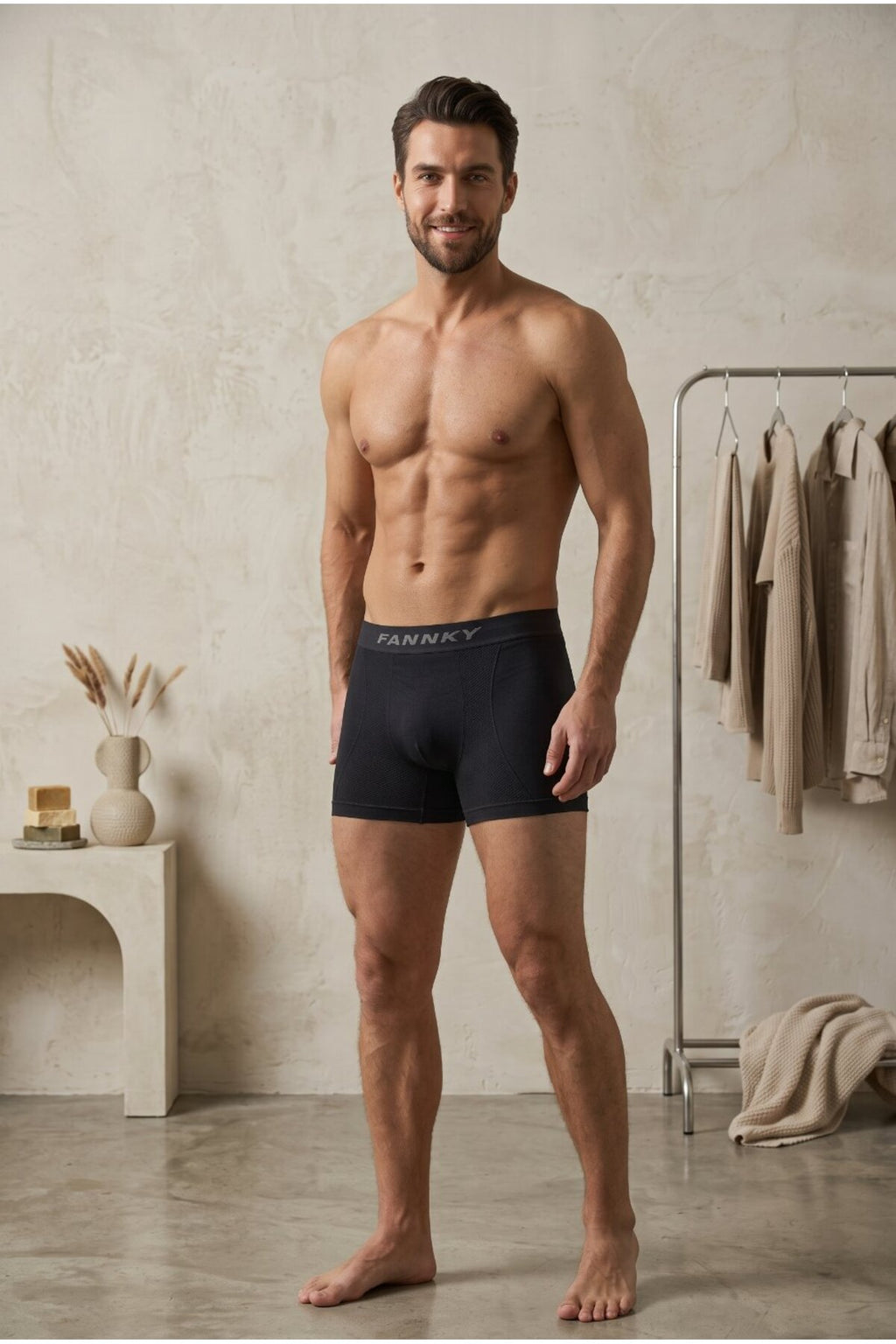 Erkek Casual Comfort Günlük 2 Li Siyah Boxer
