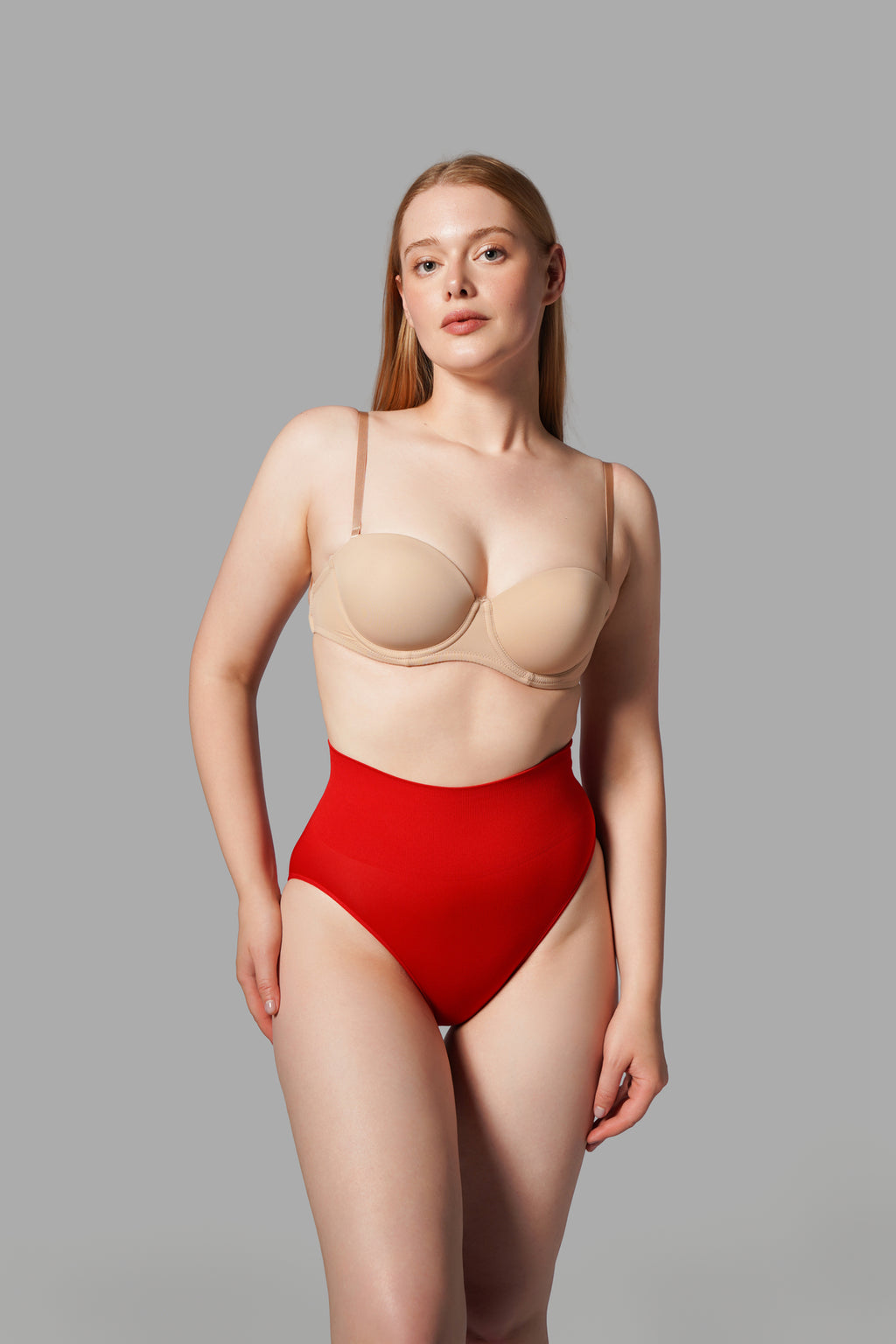 toparlayıcı yüksek bel külot 1010 Kırmızı