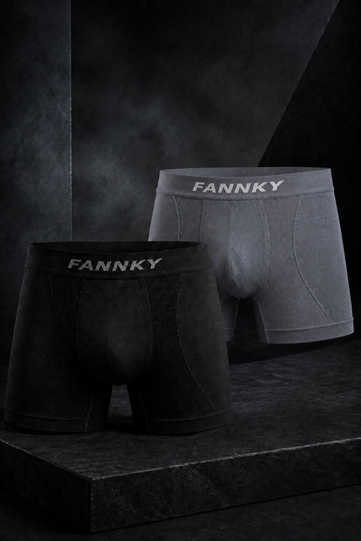 Erkek Rahat Esnek Seamless 2 Li Boxer Ten