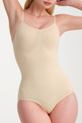 Seamless Zıbın Korse Çıtçıtlı Body 2 Beden İncelten Toparlayıcı Push Up Etkili Karın Bel Göbek Sıkılaştırıcı Kadın Body Korse 9051 Bej