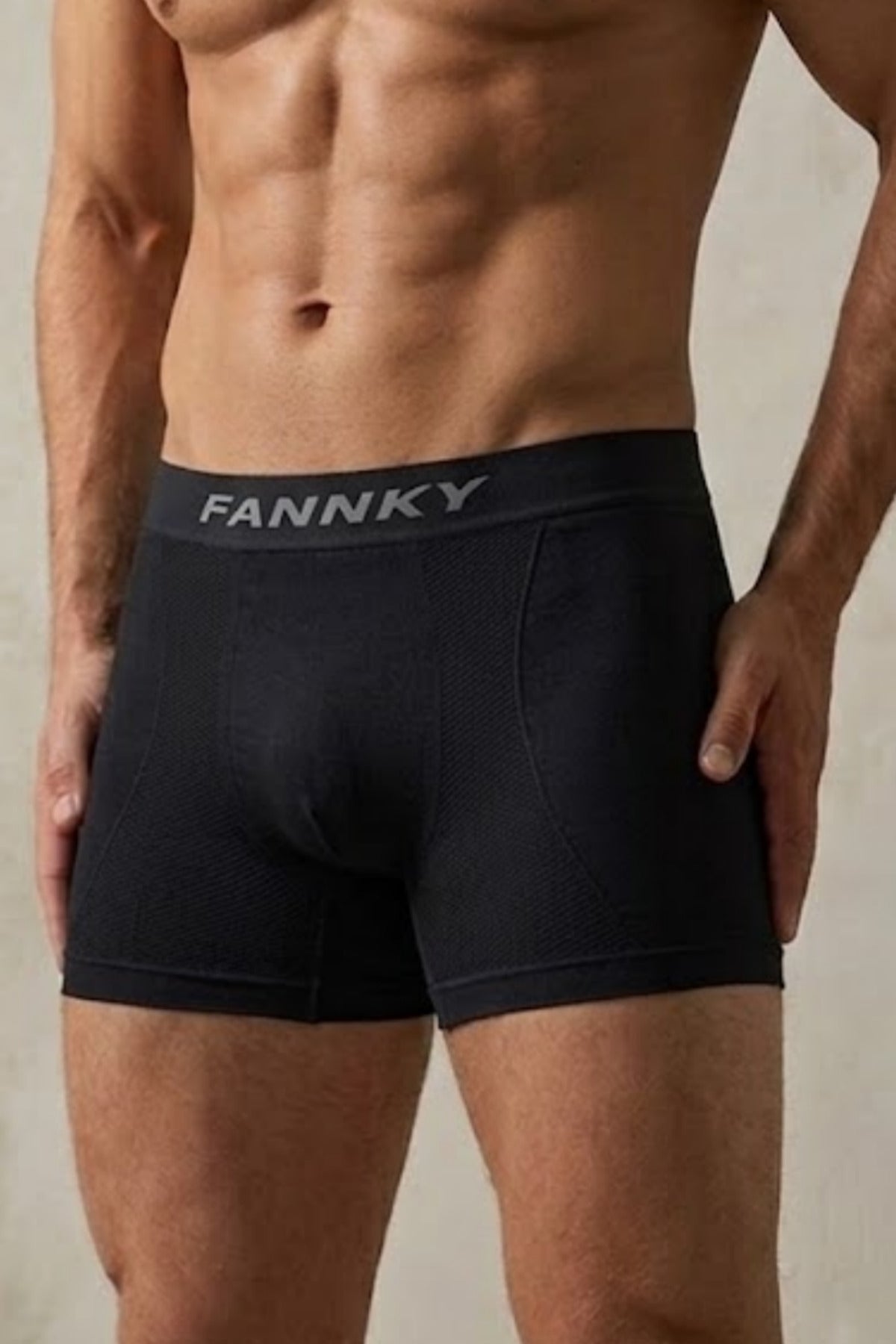 Erkek Casual Comfort Günlük 2 Li Boxer Bej
