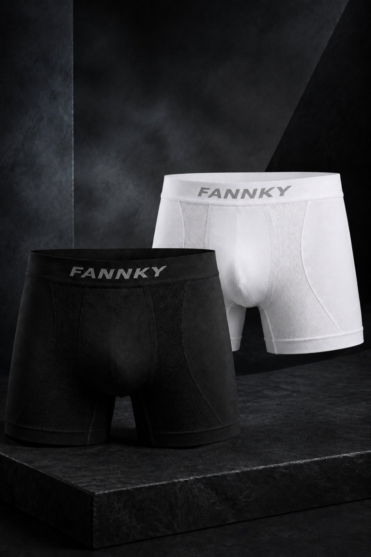 Erkek Rahat Esnek Seamless 2 Li Boxer Çok Renkli